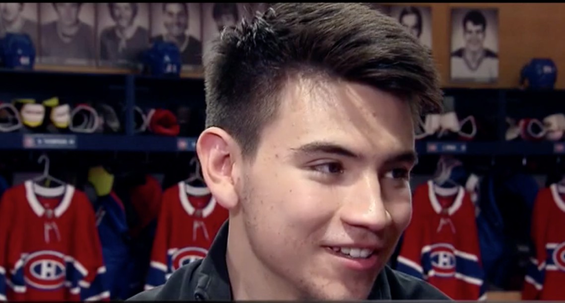 Nick Suzuki a eu du plaisir en jouant avec Jonathan Drouin