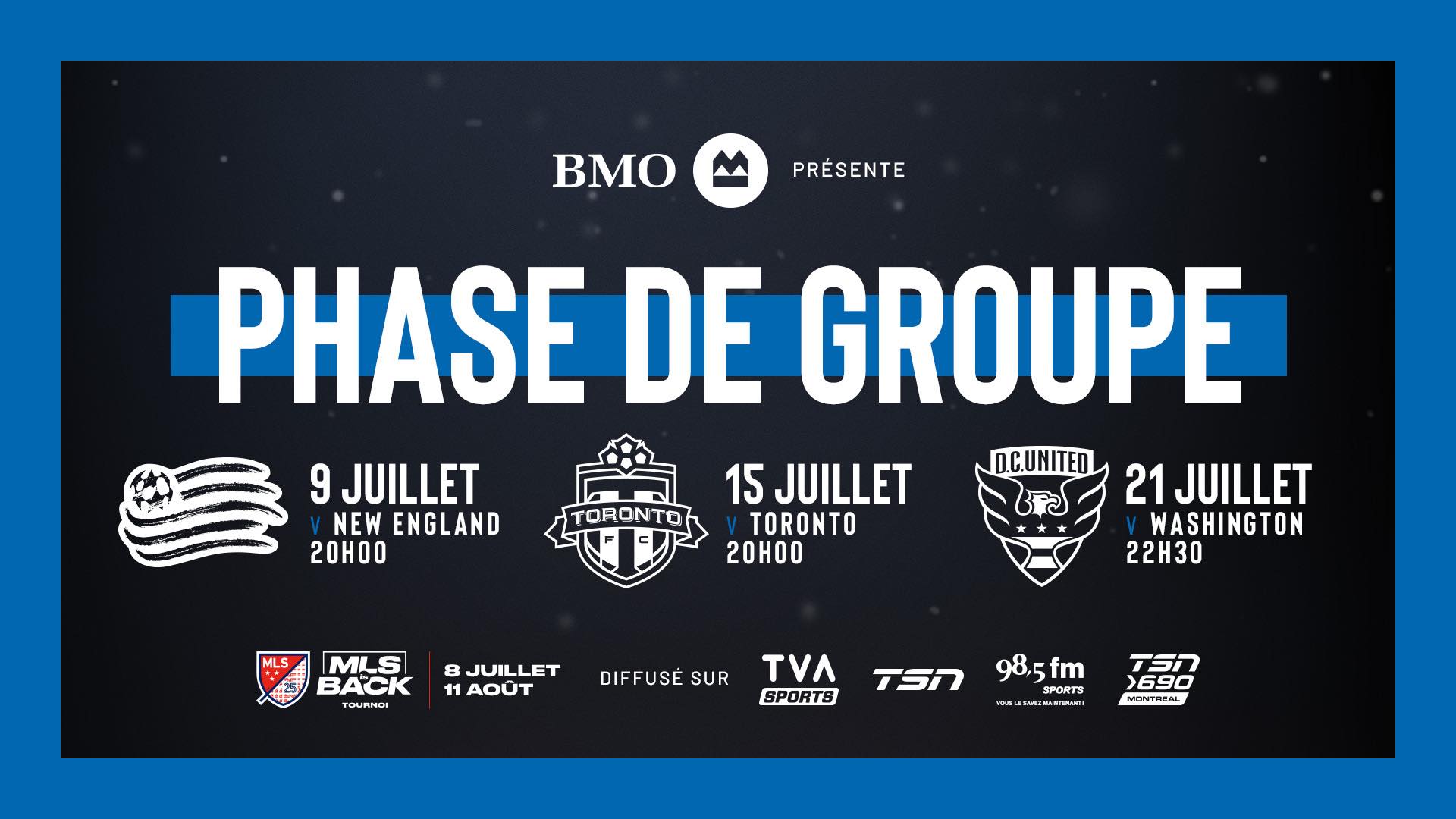 MLS is Back : l'horaire des matchs est finalement dévoilé