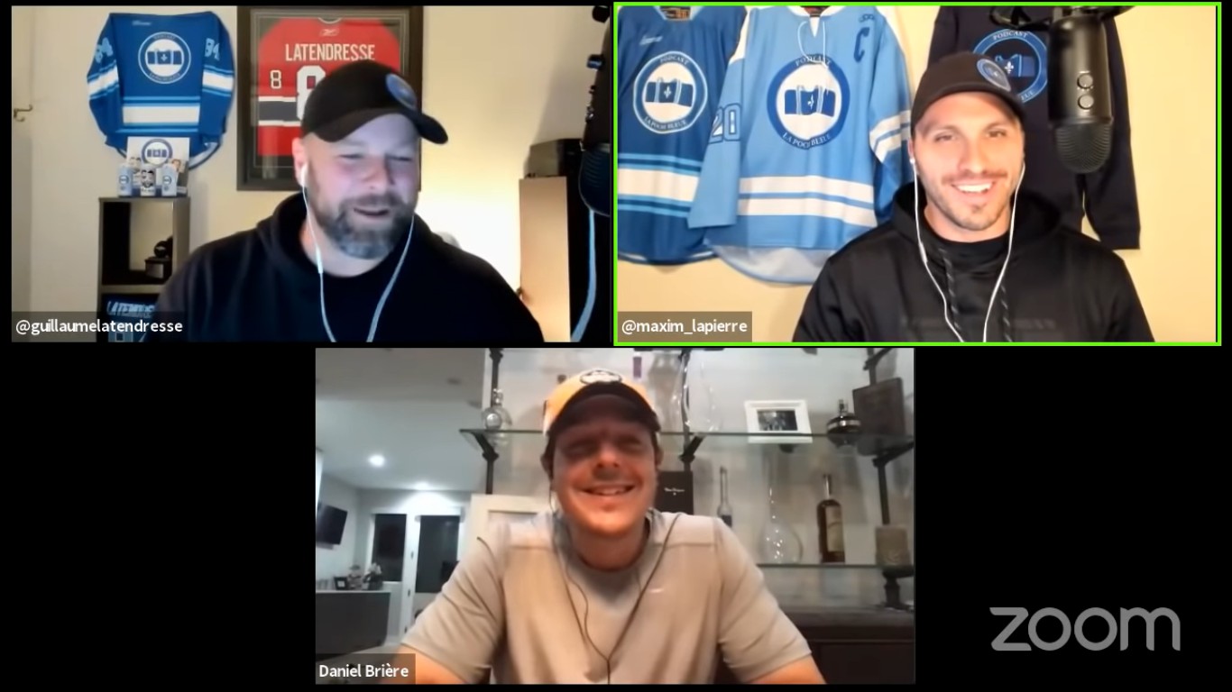 Daniel Brière revient sur sa relation avec Michel Therrien lors d'une apparition à La Poche Bleue