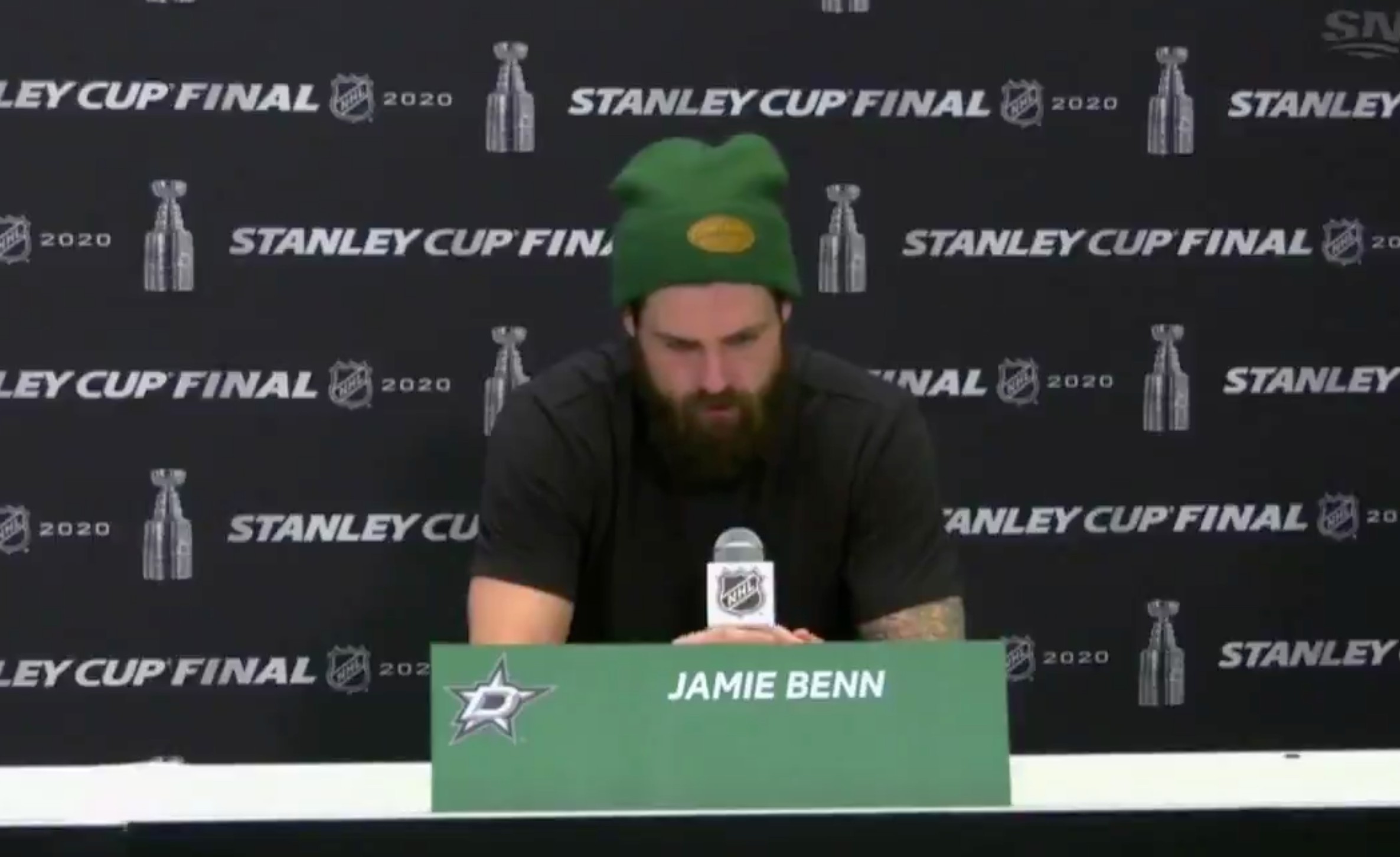 Jamie Benn trop émotif pour répondre aux questions