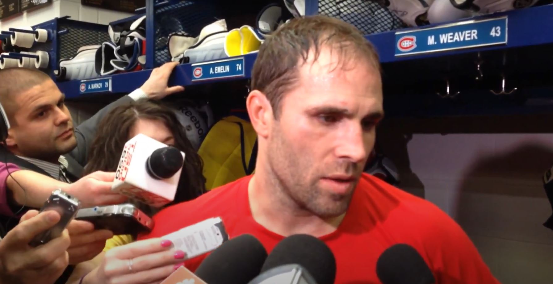 Mike Weaver n'a jamais marqué contre Carey Price à l'entraînement