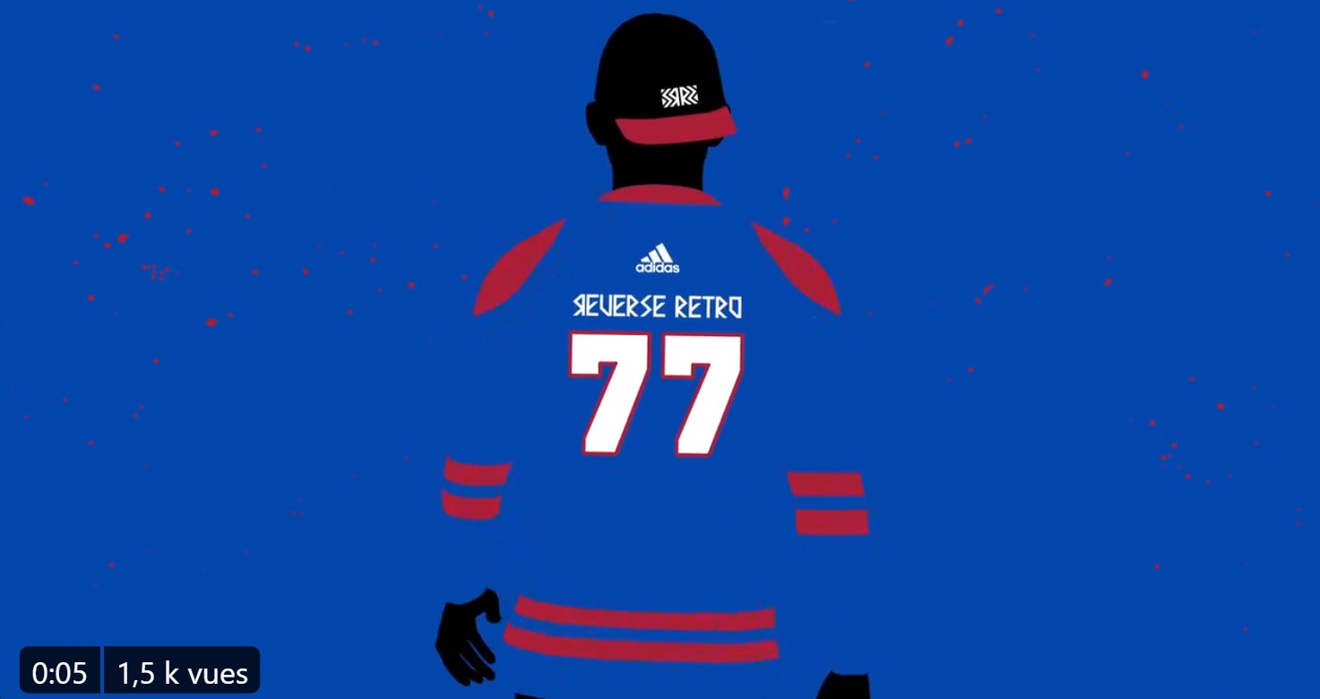 Voici un aperçu du troisième chandail du Canadien