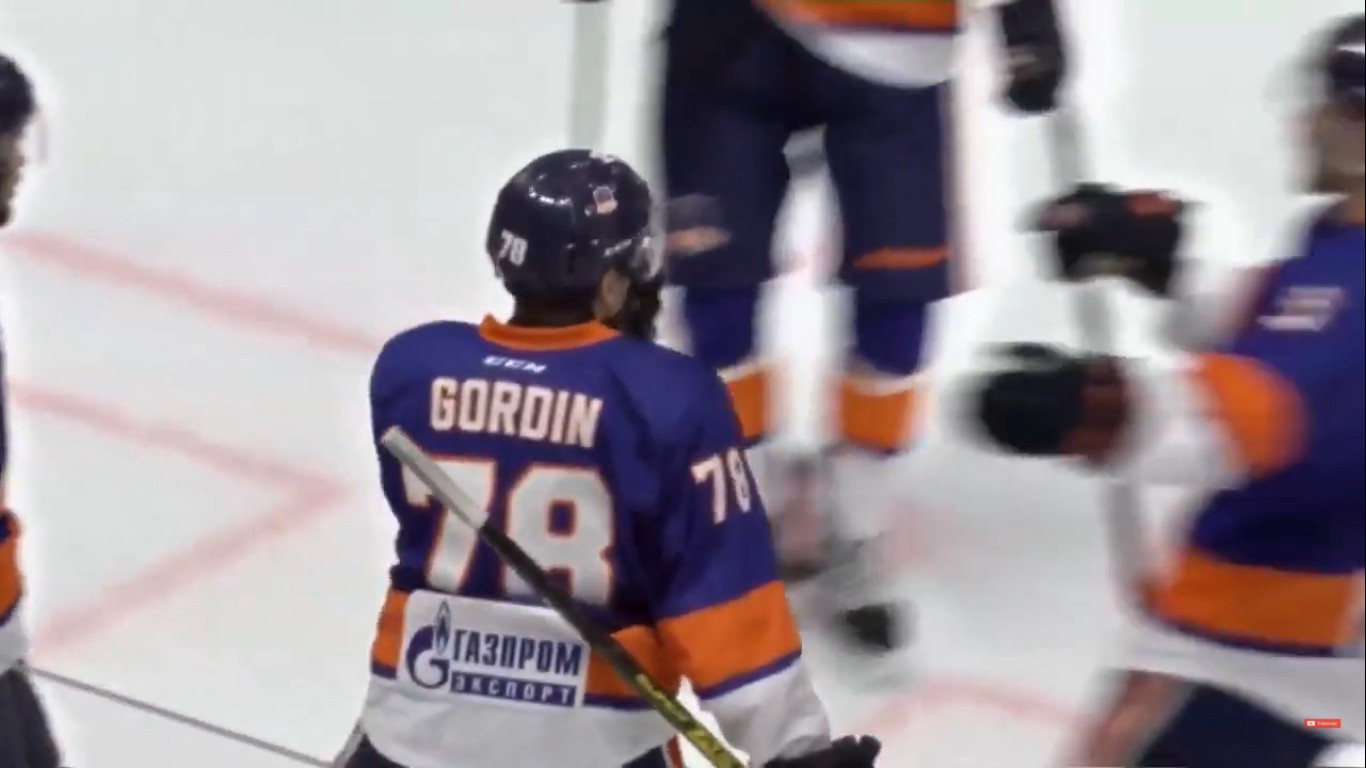 Alexander Gordin a démontré ses qualités de passeur lors de son plus récent match