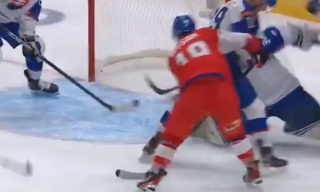 Jan Mysak a disputé un match efficace hier soir