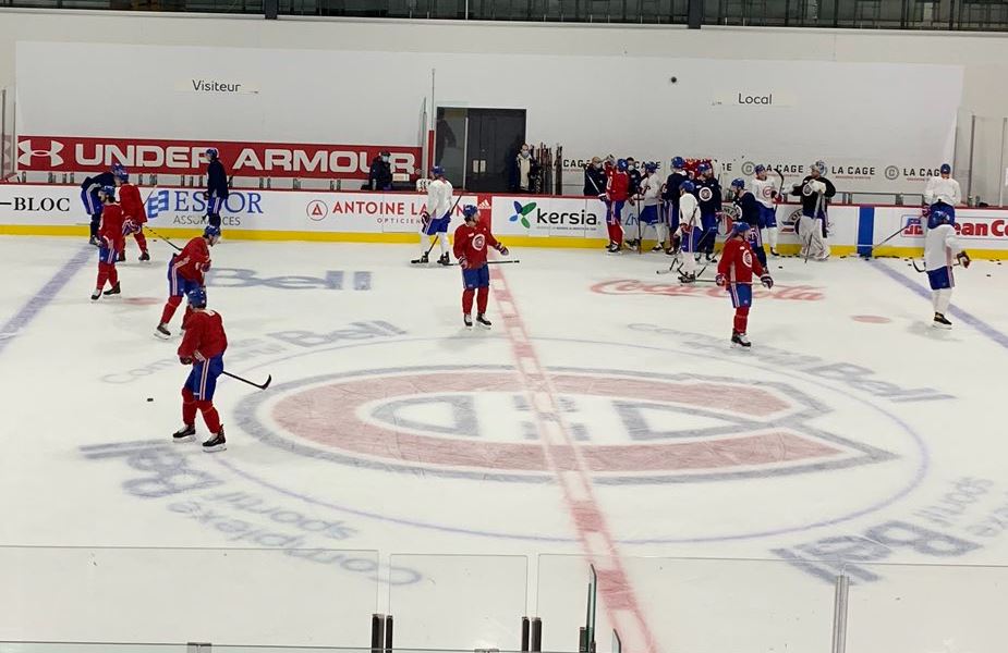 Entraînement sous haute surveillance pour le Canadien