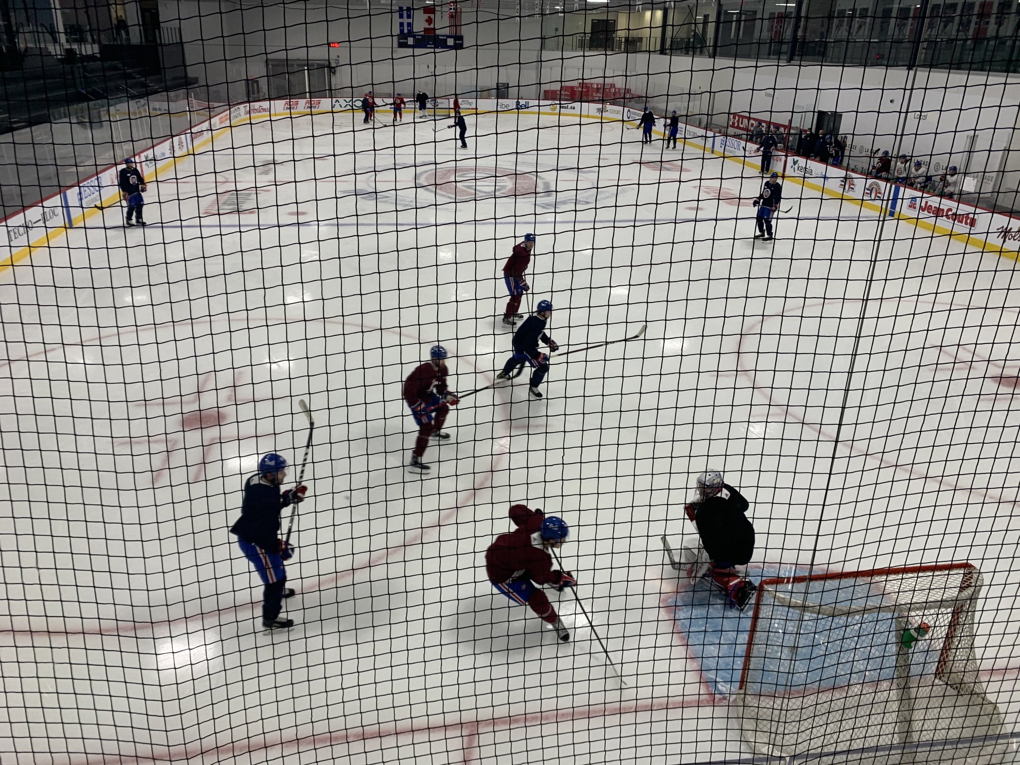 Tomas Tatar était de retour à son (nouveau) poste à l'entraînement