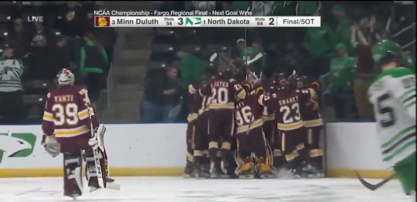 Blake Biondi et les Bulldogs de Minnesota Duluth passent au Frozen Four