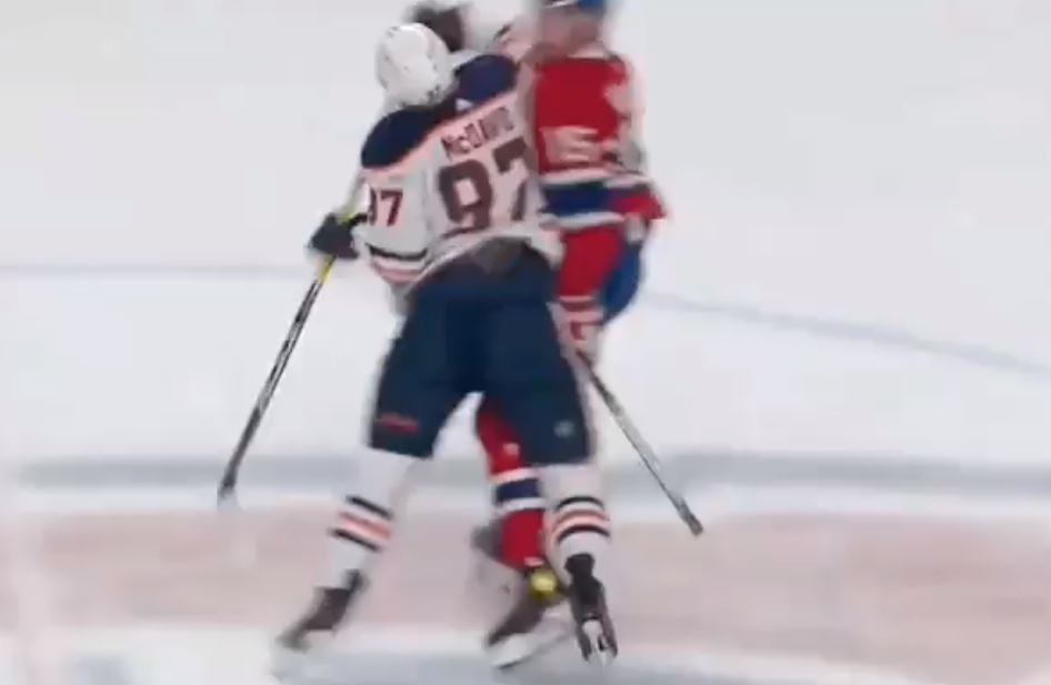 (Trop!?) Petite tape sur les doigts pour Connor McDavid