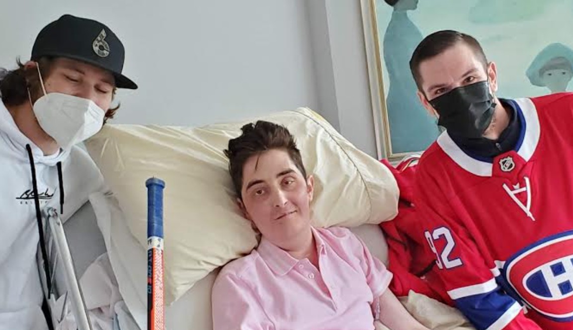 Josh Anderson a visité un jeune homme en phase terminale