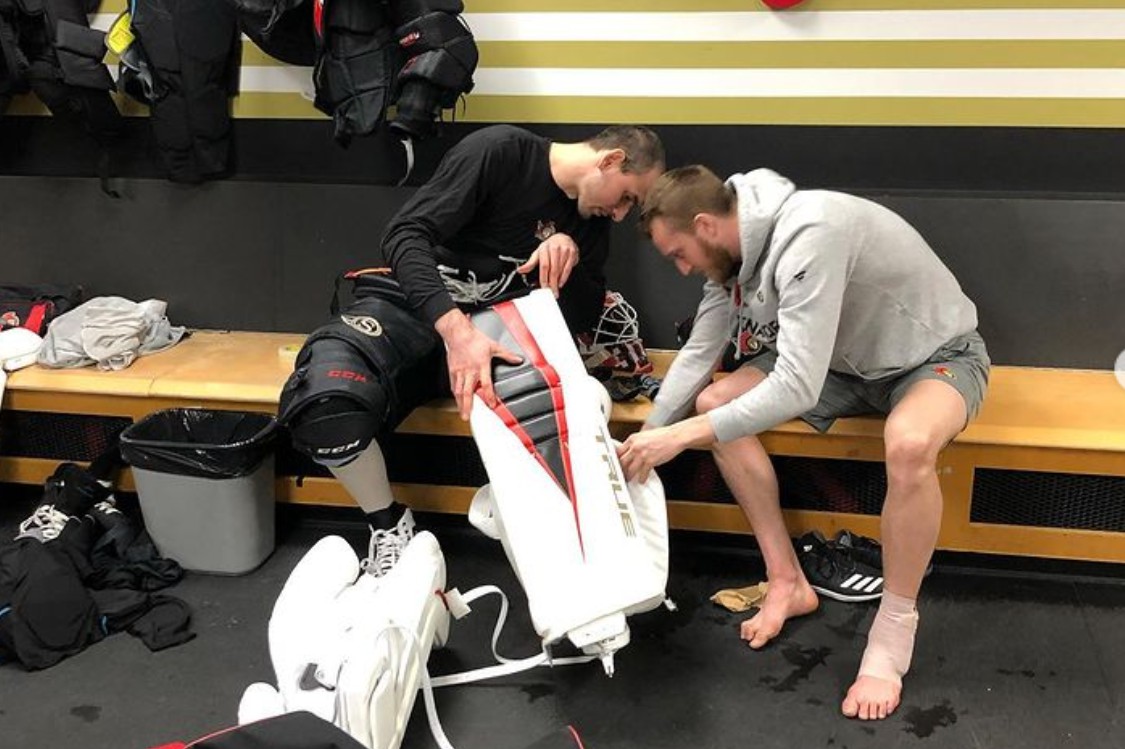 Les Sens ont dû habiller Anisimov comme deuxième gardien