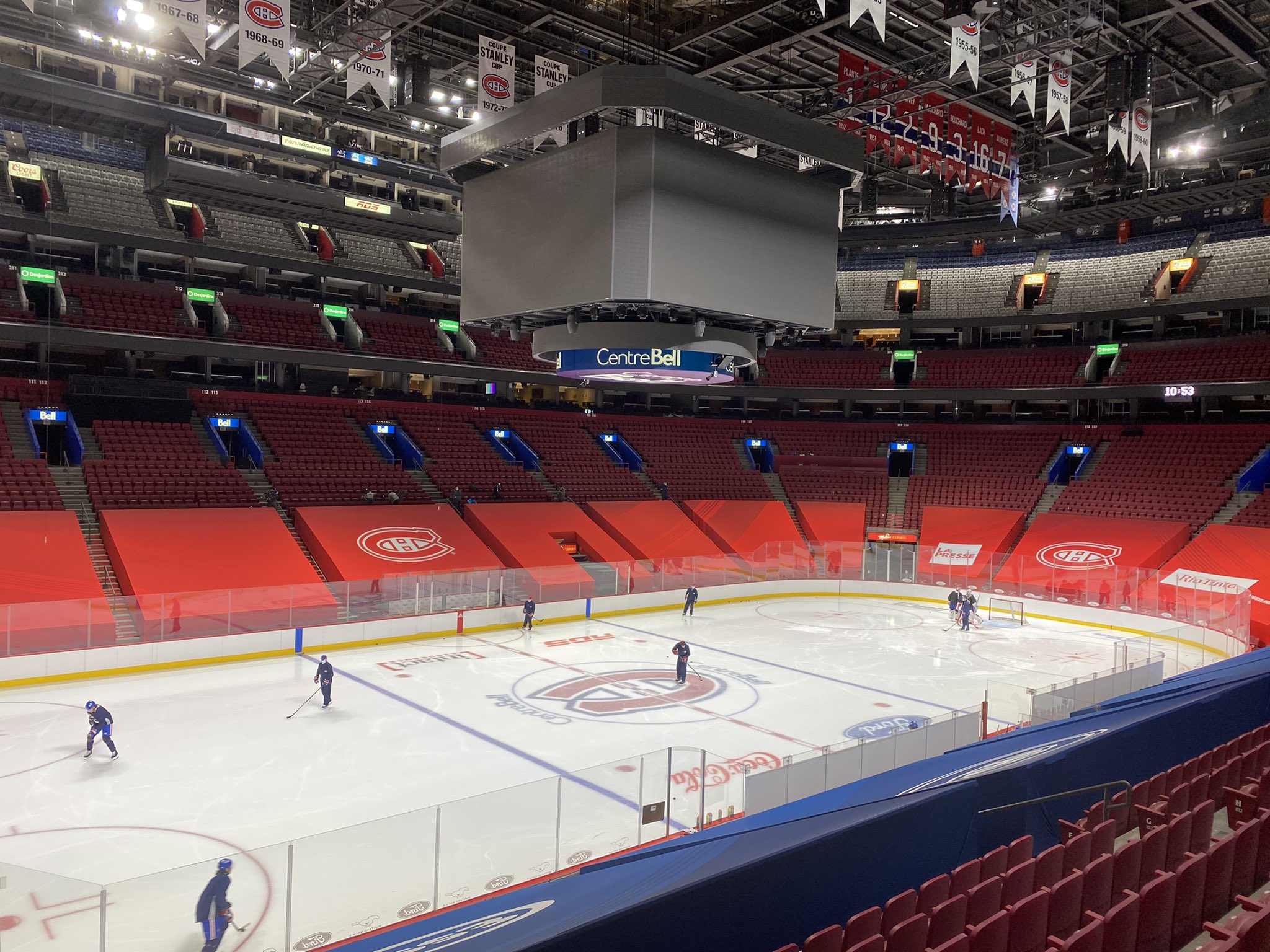 Fans dans les estrades : la LNH roule à 4.5% de ses chiffres de 2019-2020