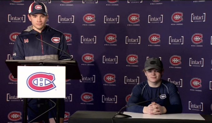 Nick Suzuki et Cole Caufield font la paire