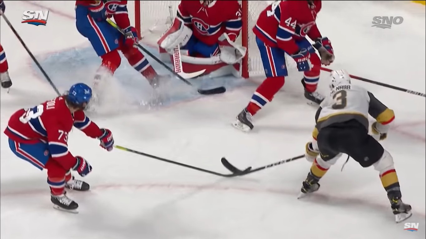 José Théodore a critiqué Price pour le but qu'il a donné à Brayden McNabb