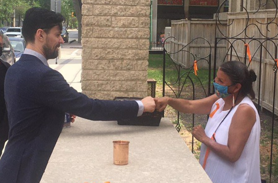 Carey Price a rencontré la communauté autochtone de Winnipeg aujourd'hui