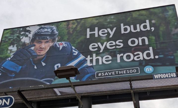 Une référence indirecte à Jake Evans ne passe pas dans une publicité manitobaine