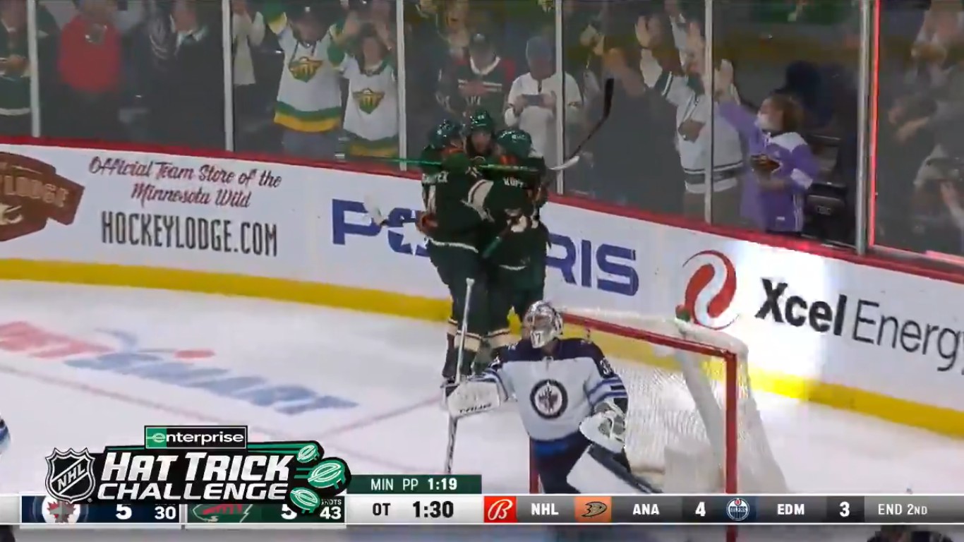 Top-5 : Joel Eriksson Ek marque trois buts dans une remontée incroyable du Wild