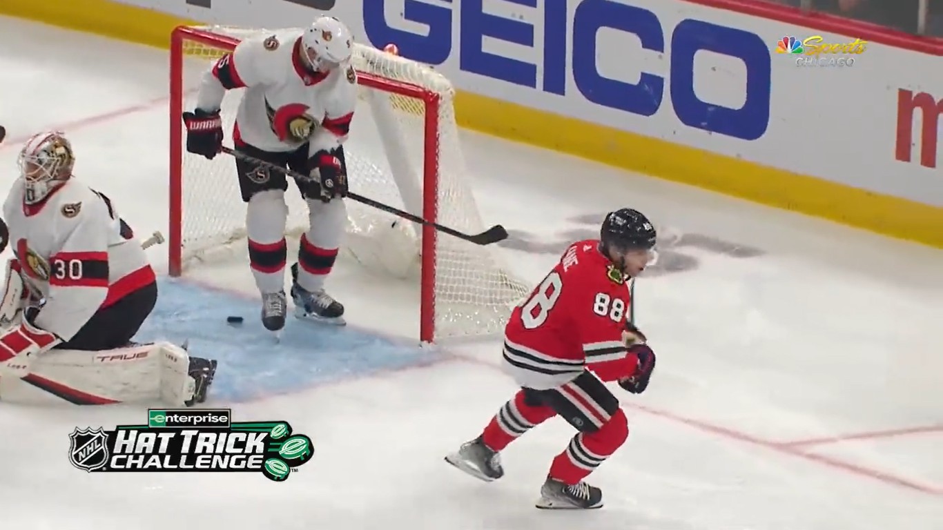 Top-3 : Trois buts et une passe pour Patrick Kane face aux Sens