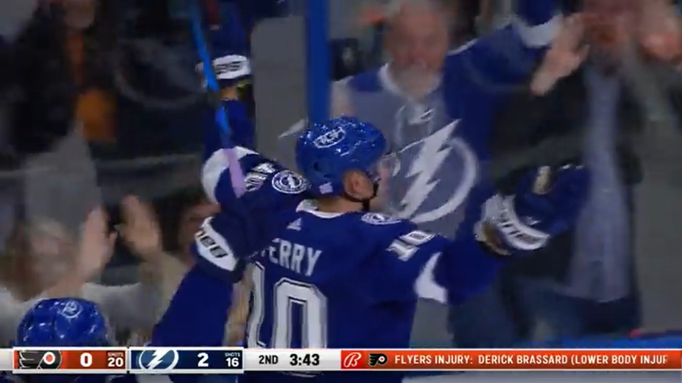 Corey Perry, qui affrontera le CH demain, a six points à ses huit derniers matchs