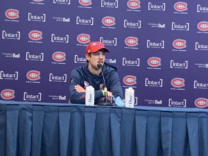 Ryan Poehling a lui-même avoué qu'il n'a pas toujours eu « la bonne attitude »