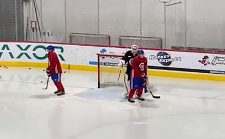 Jonathan Drouin et Christian Dvorak étaient absents ce matin