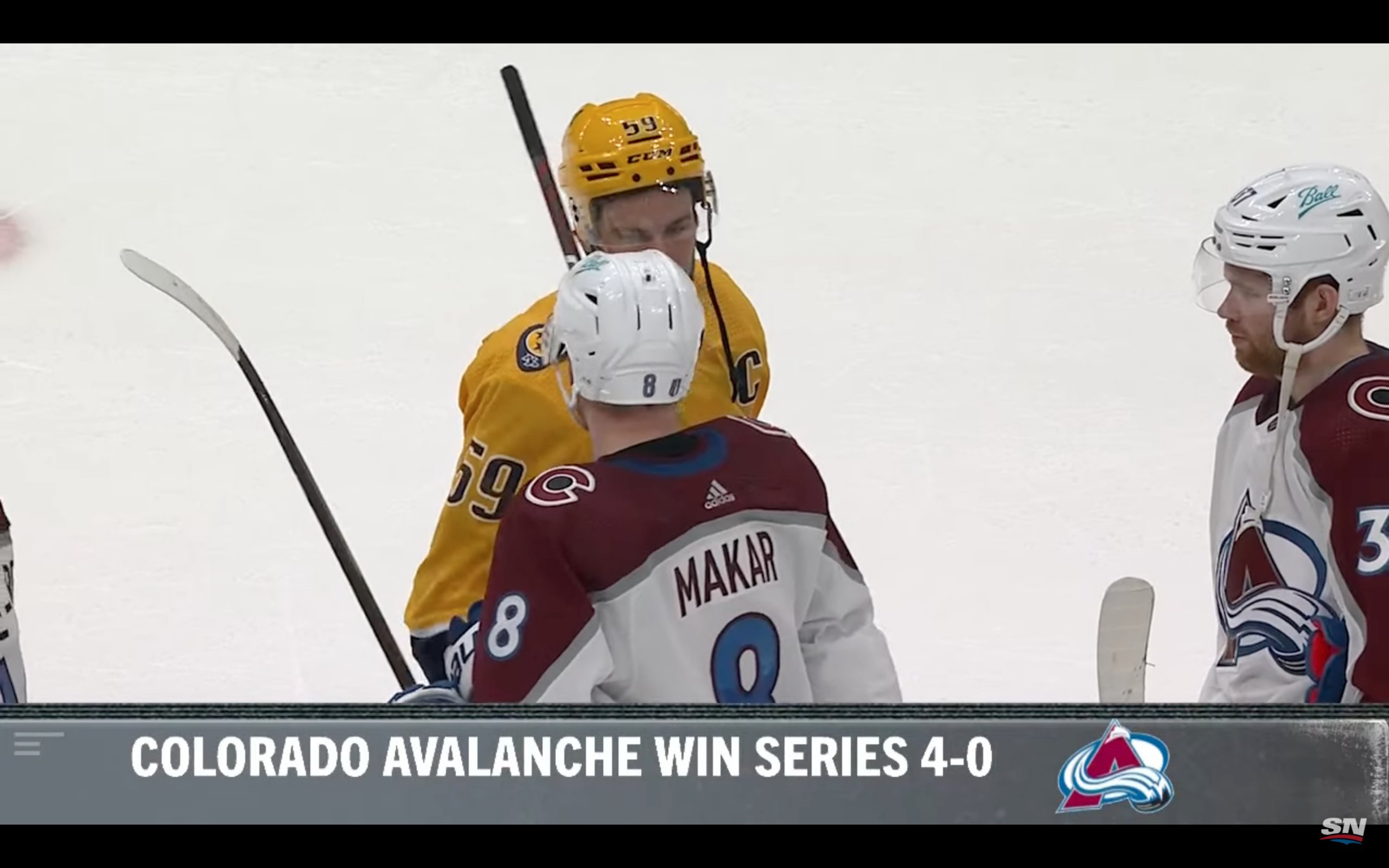 Séries en bref: L'Avalanche balaie les Predators