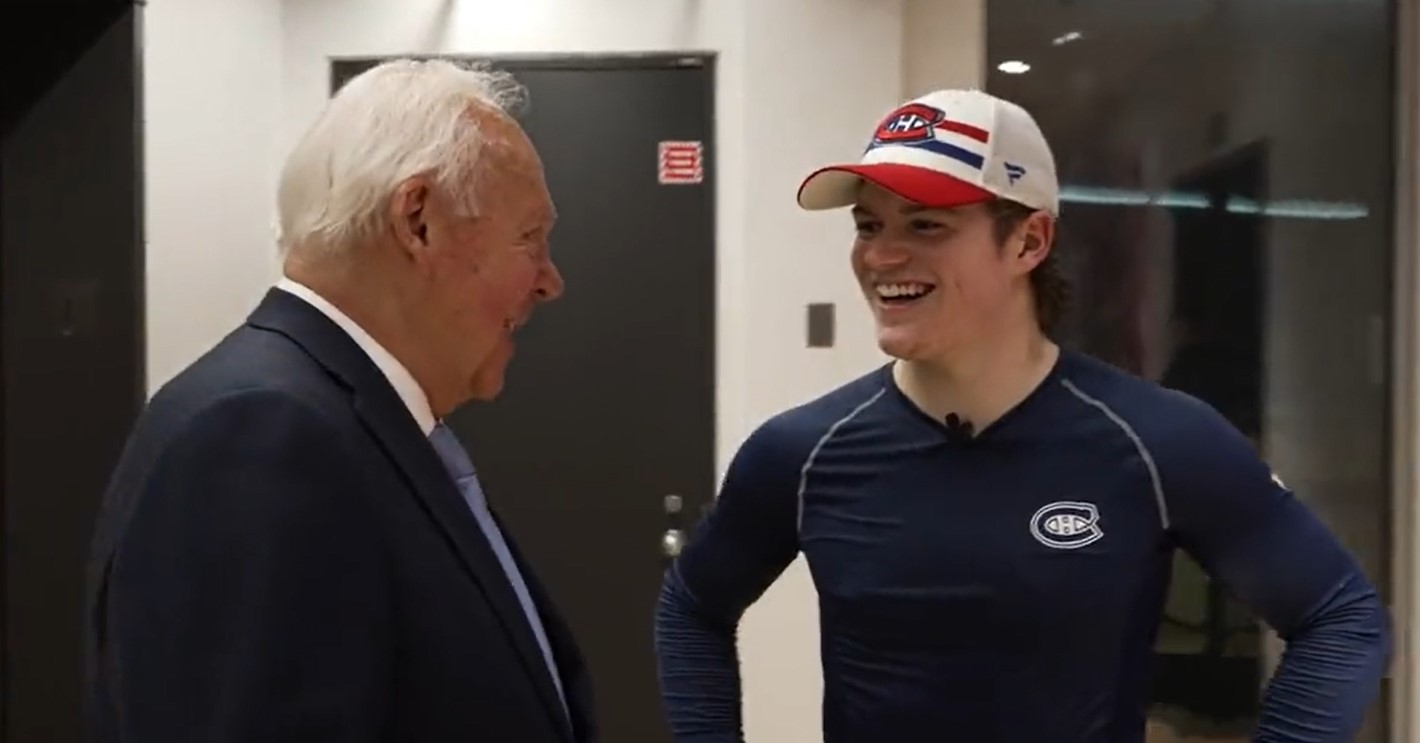 Yvan Cournoyer voit un bon « Roadrunner » en Cole Caufield