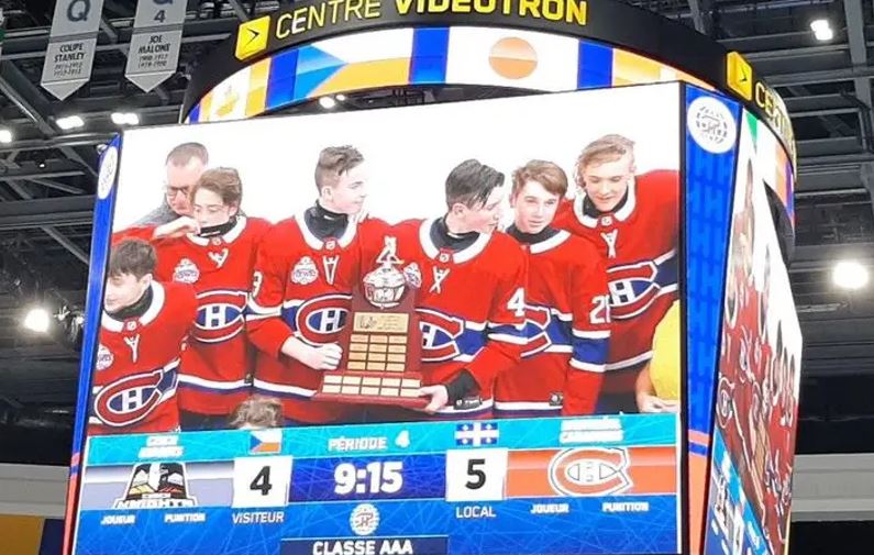 Les Canadiens ont remporté le Tournoi International Pee-Wee de Québec