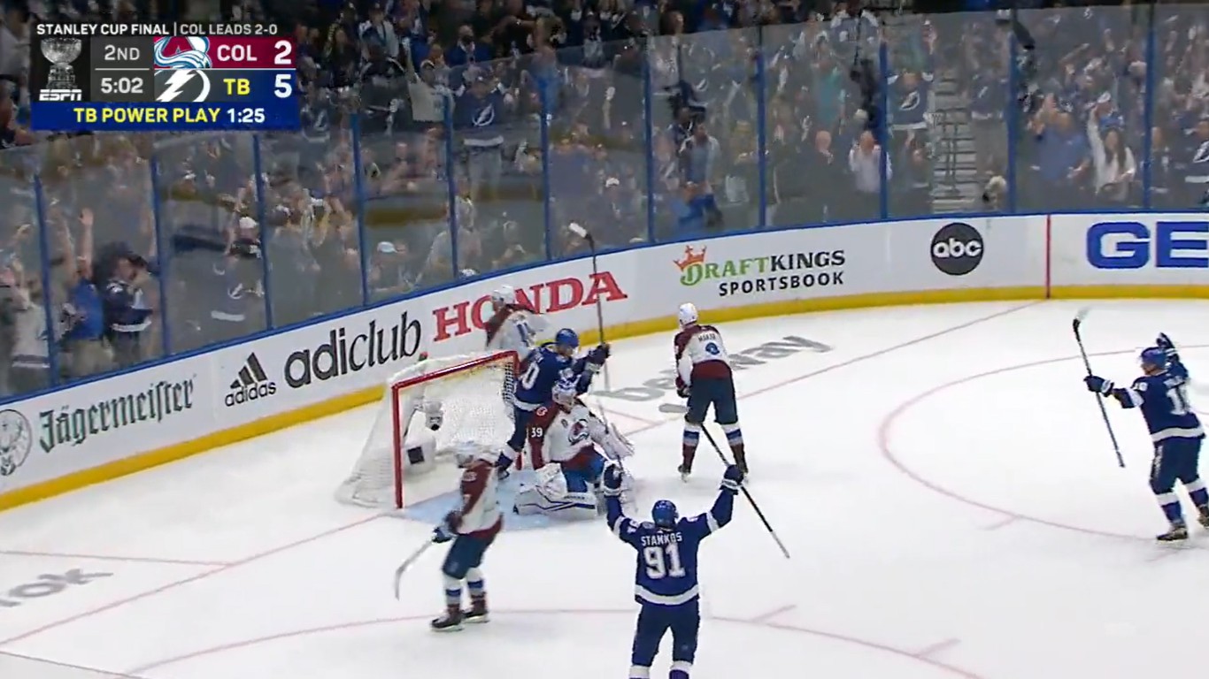 Le Lightning remporte aisément le troisième match de la série