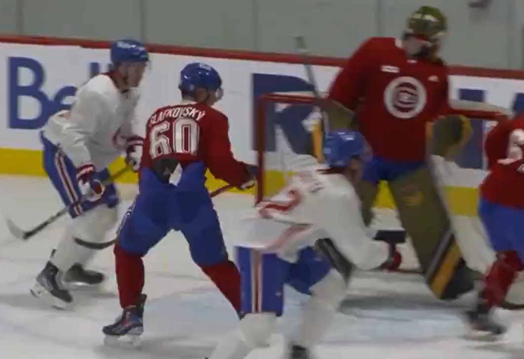 Repêcher Juraj Slafkovsky a permis au Canadien de tenter sa chance sur de plus petits joueurs