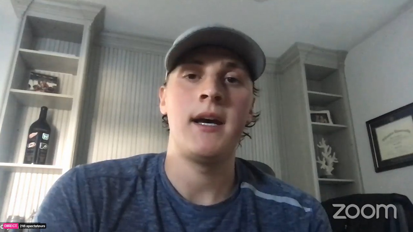 Cayden Primeau a travaillé sur sa force physique cet été en vue de la prochaine saison