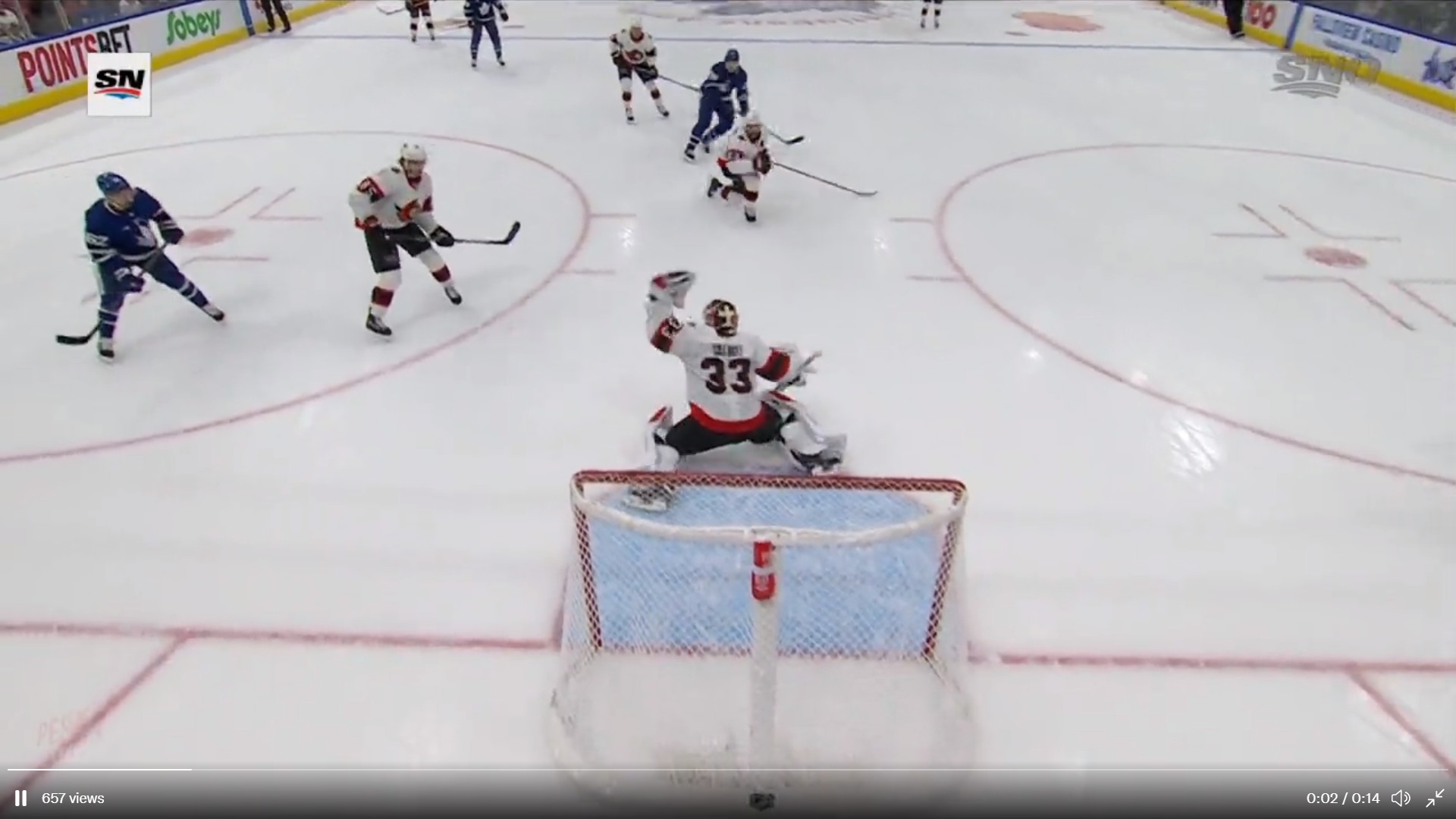 Cam Talbot s'inspirait de Patrick Roy plus jeune