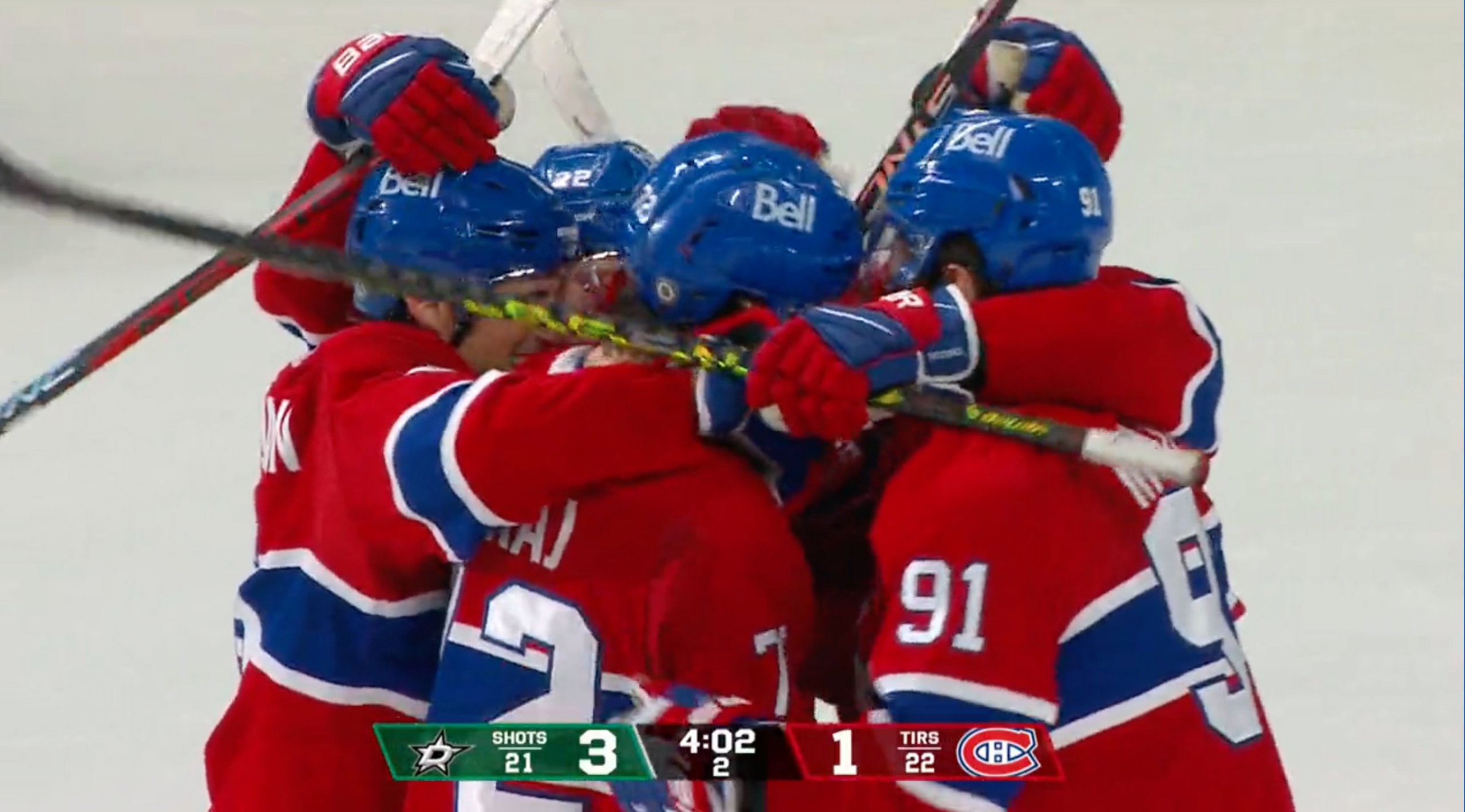 Arber Xhekaj marque son premier but dans la LNH