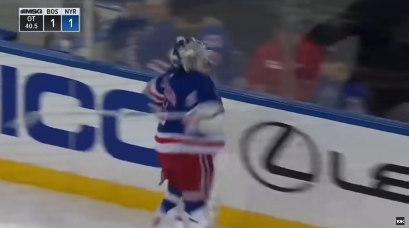 Igor Shesterkin est loin de jouer comme il jouait lors de la dernière saison