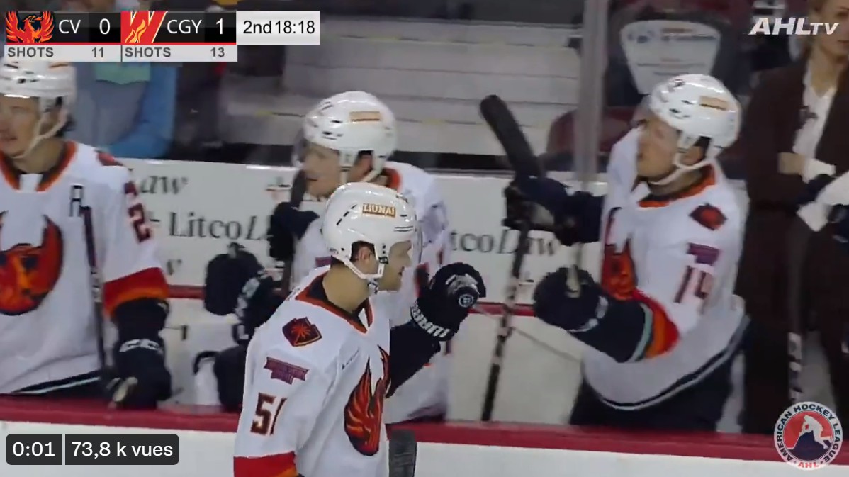 Shane Wright a (finalement) marqué son premier but chez les pros