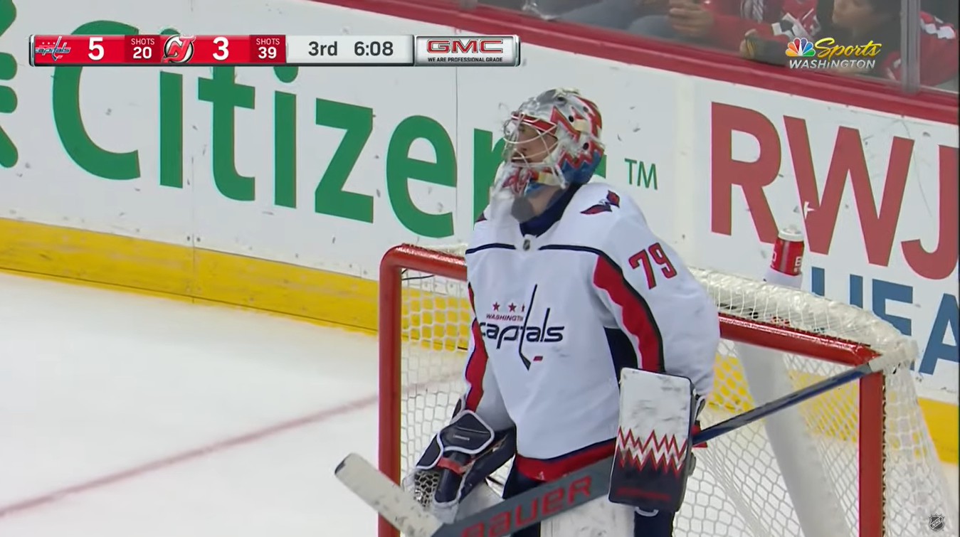 Charlie Lindgren, première étoile de la dernière semaine dans la LNH