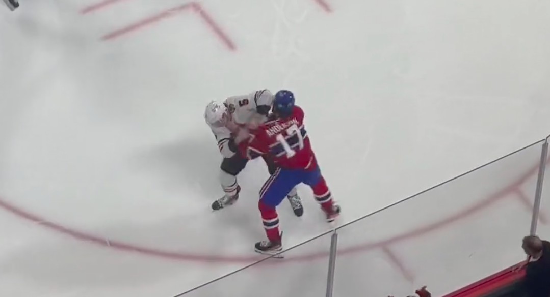 Josh Anderson a enfin jeté les gants