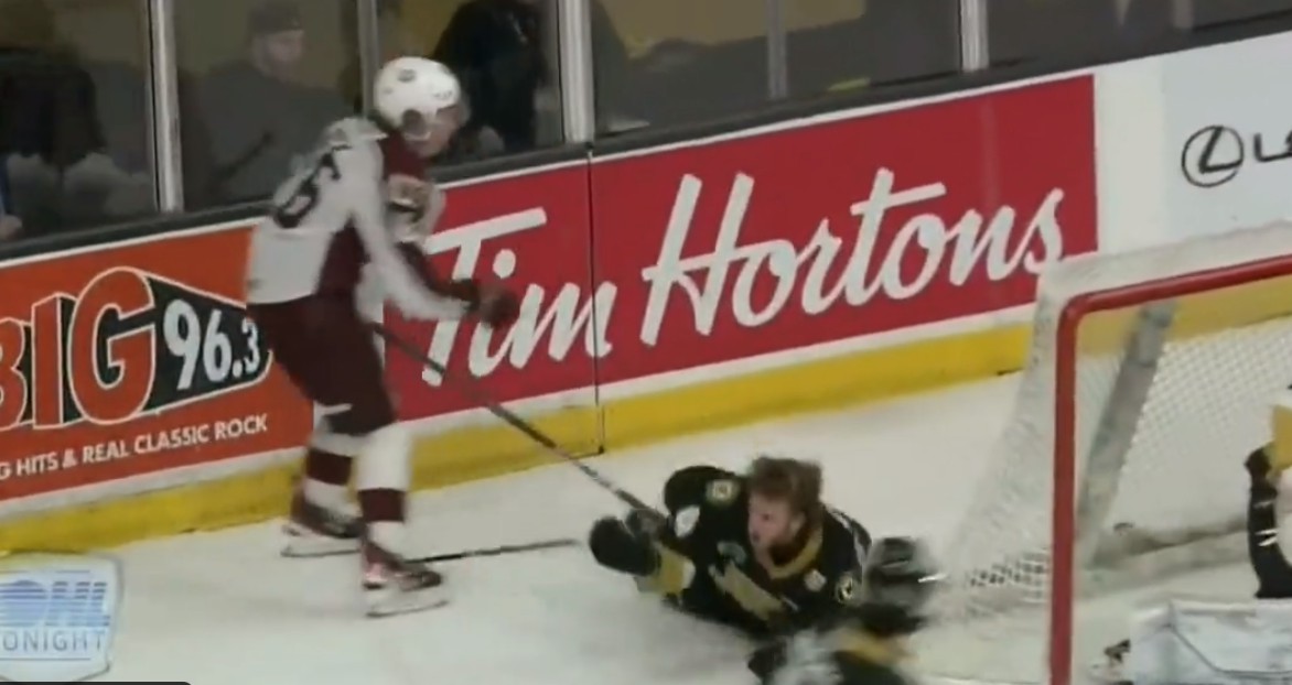 Suspendu pour un coup à la tête, Owen Beck n'a pas joué hier