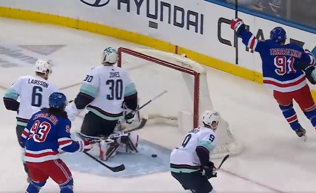 Top-5 : Vladimir Tarasenko marque à sa deuxième présence avec les Rangers