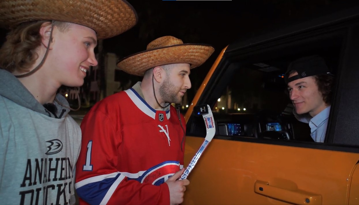 L'épaule de Cole Caufield va « super bien », selon Trevor Zegras