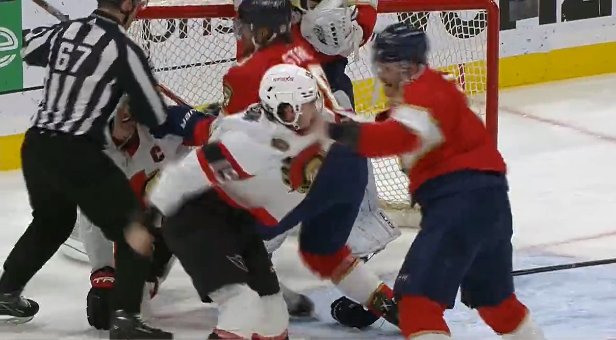 Top-5 : 10 expulsions et 166 minutes de pénalité entre la Floride et Ottawa