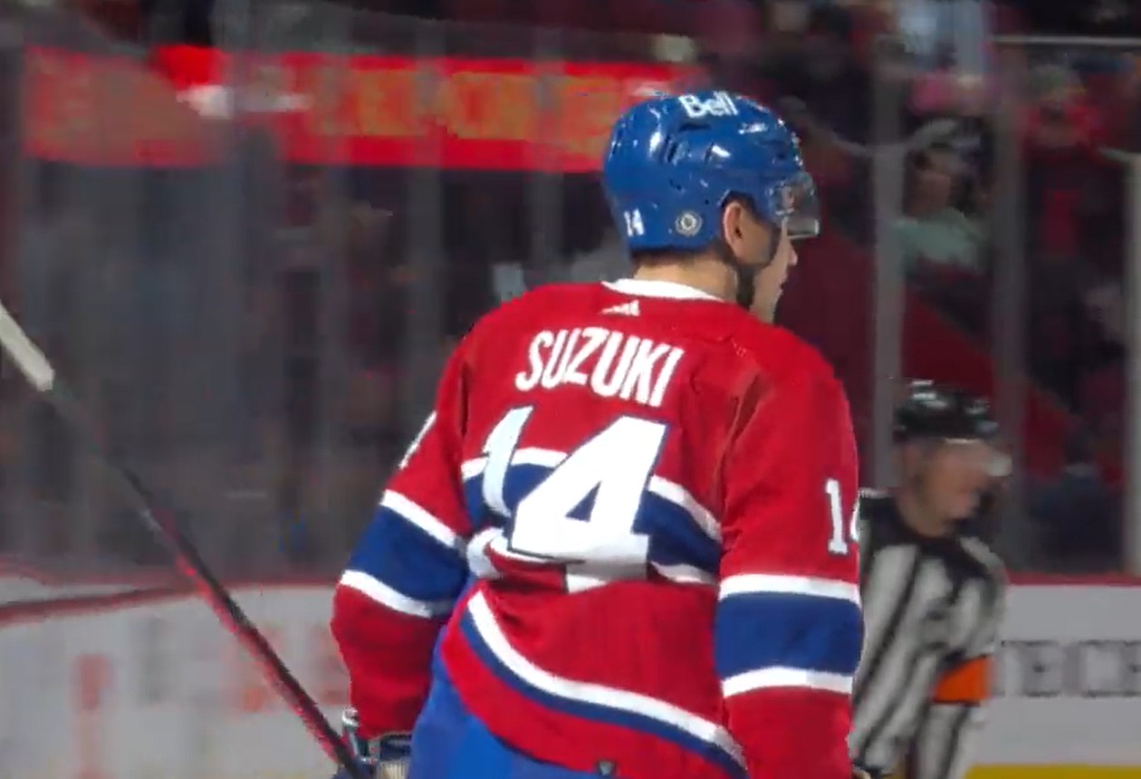 Quand Nick Suzuki étire ses présences, le Canadien est pourri