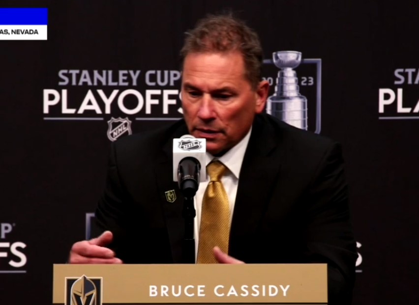 Bruce Cassidy affirme que son équipe n'aurait pas battu les Coyotes hier soir
