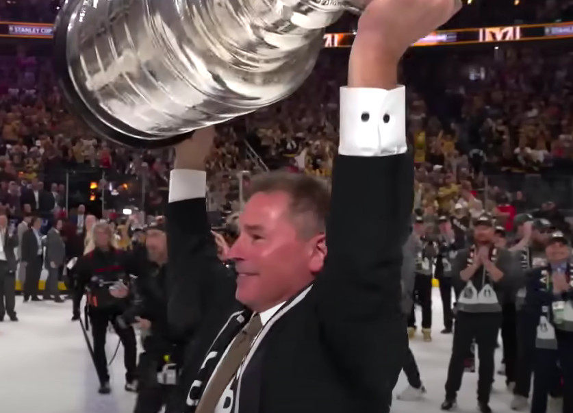 Patrice Bergeron avait prédit une Coupe Stanley aux Knights avant la saison