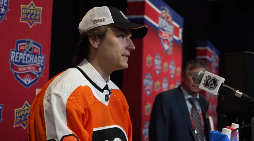 Cutter Gauthier nous avait prévenus que ça n'irait pas bien avec les Flyers