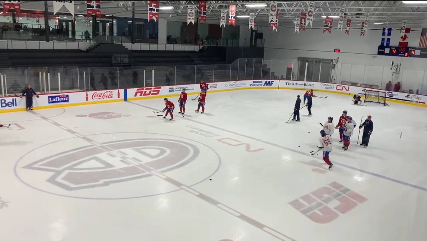 There was a shooting specialist at Canadian training this morning
