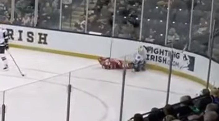 Lane Hutson s'est blessé dans la NCAA hier soir