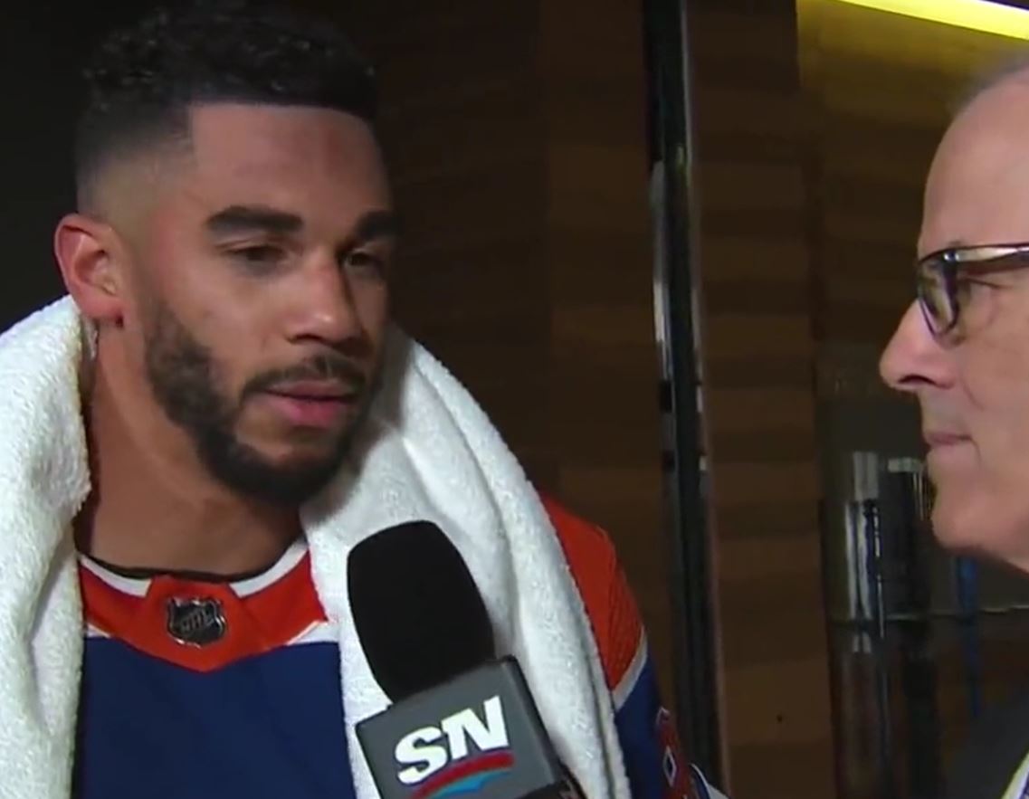 Evander Kane s'est battu hier soir pour passer un message à son entraîneur