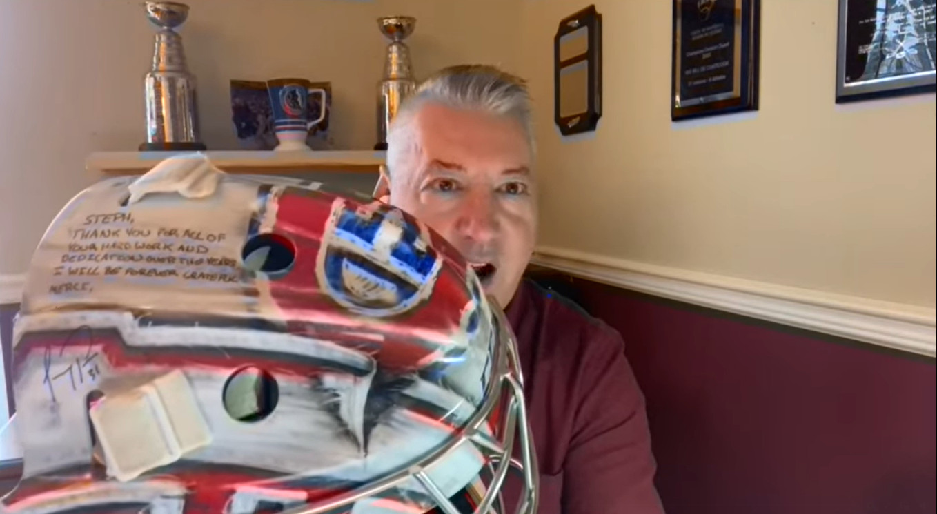 Carey Price a donné un masque à Stéphane Waite&#8230; Et il est magnifique