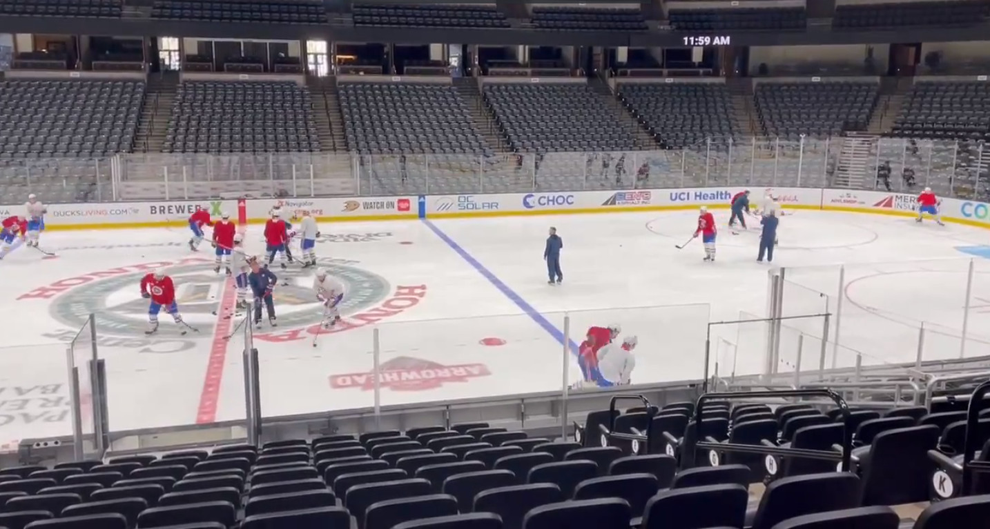 Brendan Gallagher s'est entraîné sur le premier trio aujourd'hui