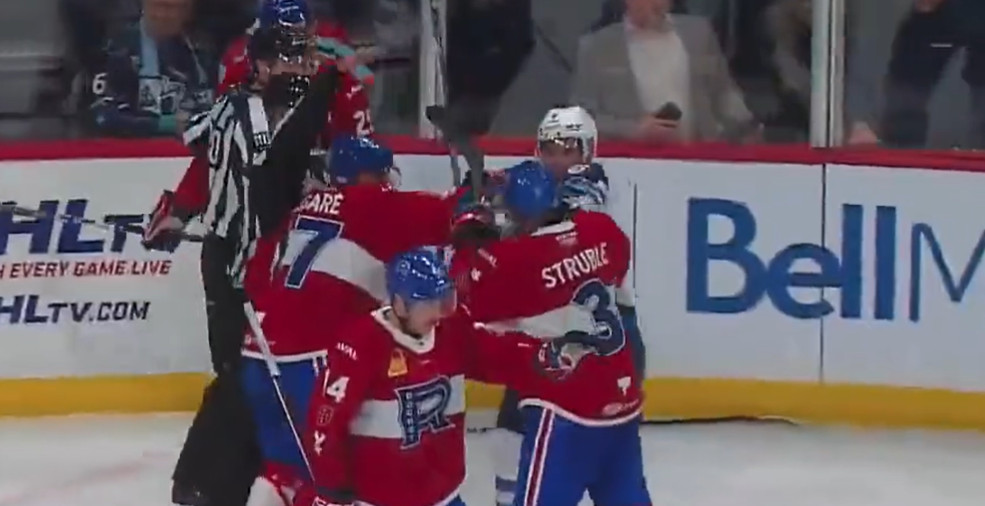 Jayden Struble suspendu pour avoir sauté sur la glace et être allé se battre après le match